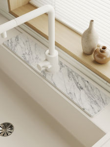 XIZUO | Marble Pattern Hard Diatomaceous Earth Water Absorption Pad