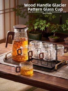 GIANXI | High Temp Resistant Iceberg Glass Drinking & Tea Cup Set