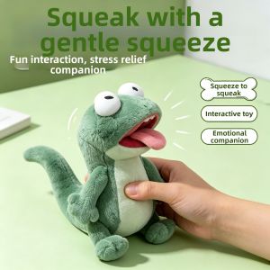 Funny Talking and Transforming Transformable Lizard Plush Toy