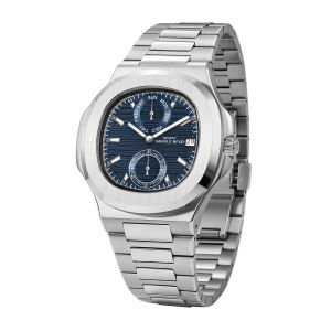 High Quality NAVIFLZ NFVZ Men Quartz Wristwatch 40mm Dial Stainless Steel With Calendar Function Versatile Business Daily Male W
