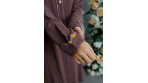 GAMIS ANDINI BY ZIRA SABRINA LIS JAHIT SMOCK MODEL OOTD LEBARAN SYARI