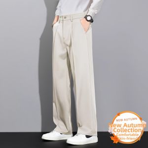 TUCANO | Wrinkle-Resistant Drape Mens Trousers Black
