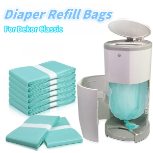 Bady Diaper Refill Bags For ClASSIC Dekor And KORBEL Diaper Garbage Bags For 16L Trash Bucket Replacement Liners Garbage Bag