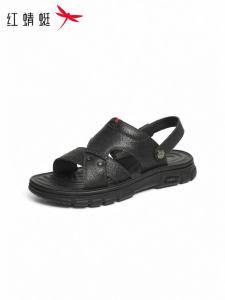 Reddragonfly | Summer New Mens Leather Soft Bottom Sandals