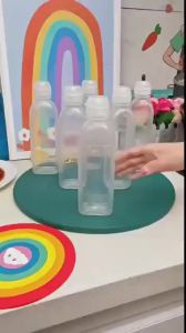 300/500ML Oil Bottle Plastic Condiment Squeeze Bottles Kitchen Ketchup Salad Olive Food Grade Oil Bottles