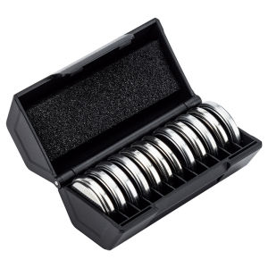 2/4 Pack Upgrade Coin Cell Battery Organizer for 24/48 x CR2032/CR2025/CR2016 Batteries, Allow to fit in Standard D Battery Slot