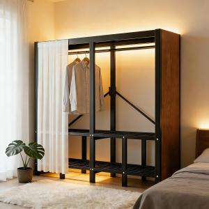 YOUDIANNIU | Sturdy Durable Portable Folding Wardrobe
