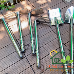 XIN59 - xẻng inox lớn dầy bền dụng cụ làm vườn size dài 59cm Xẻng Mũi Vuông Và Mũi Bầu Dụng Cụ Phục Vụ Làm Vườn Chuyên Nghiệp - Lazada