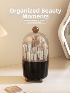 BAOJIAWANG | Rotating Dust-proof Cover Makeup Brush Storage Case
