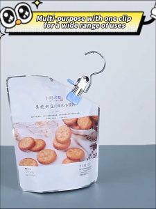 Klip Pelbagai Guna untuk Penutup Beg Makanan & Dokumen 1 Pcs Anti Slip Clip Pants  Windproof Heavy Duty Multi-Use Clothespin No Marks Clothes Hanger Stokin Seluar Klip 多功能夹子