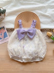 ชุดเดรสฤดูร้อนสำหรับเด็กผู้หญิง แขนกุด ผูกโบว์ กระโปรงคลุม ชุดไปงานวันเกิด เสื้อผ้าเด็กผู้หญิง ชุดเดรสฤดูร้อน