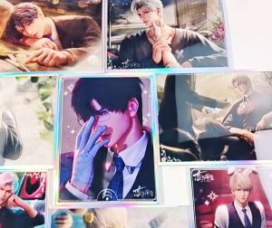 Exquisite gifts Love and deep space Double flash colored paper Sylus Rafayel Zayne Xavier Photo decoration of table ornaments Itabag valley beauty decoration A gift for a friend