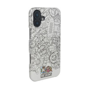 MeSkins | Silver Liquid Metal Phone Case for iPhone 17 Pro Max and iPhone 16 Plus