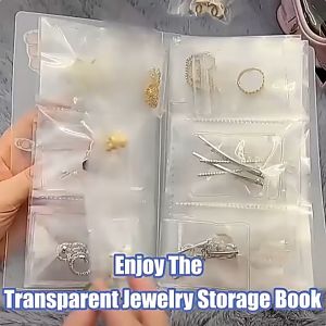 1+30pcs Tas Penyimpanan Perhiasan Transparan Kantong Ziplock Untuk Perhiasan
