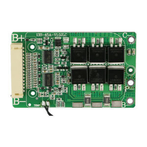 BMS 13S 41.6V 46.8V 48V 54.6V 20A/30A 18650 3.6/3.7V-4.2V Lithium Battery Charge Board Common Port Short Circuit/Overtemperature Protection For E-bike/Escooter 13 series 48V sweeping machine 18650 battery protection board Overcharge Overcurrent protection