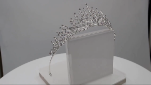 Permata Crown - Mahkota Wedding Tiara - Mahkota Pengantin Korea - Mahkota Putri