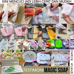 Sabun Ajaib Pembersih Noda Pakaian dan Alat Dapur Sabun Cuci Magic Soap Stain Remover