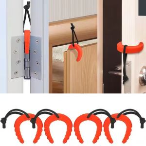 1/2Pcs Rubber Anti Pinch Door Window Jam Baby Safety Guard Buffer Anti Pinch Finger Door Stop Wedge First Responder Door Stops