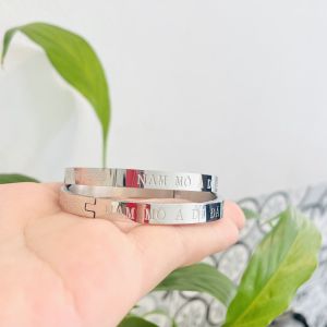 Vòng tay adida bằng titan 100% không đen gỉ - Đeo May Mắn Bình An 8.9.22 Vòng tay phật đeo phong thủy