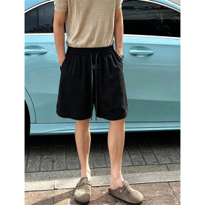OUMULONG | Breathable Ice Silk Men Shorts Five Divided