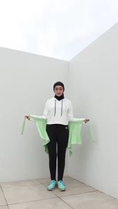 Hitjab - Booty Cover Rok Penutup Pinggul Pantat Senam Yoga Aerobik Gym Fitness Padel 3-0007