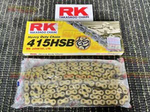 โซ่ RK 415 สีทอง 130 ข้อ ของแท้ 100%