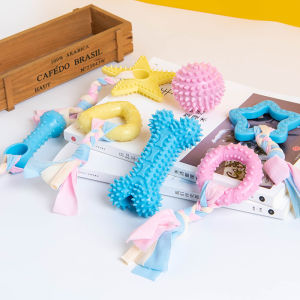 ลูกบอลยางสำหรับเล่นของสุนัข Amor Dog Toys ทำจากยางทนเคี้ยวสำหรับเล่นและขัดฟัน ทำให้สุนัขมีความสุขได้ตลอดทั้งวัน