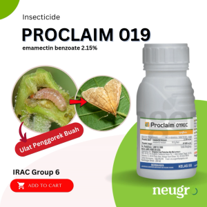 Syngenta PROCLAIM 019EC 250ml Racun Ulat Pengorek Buah Ulat Penggulung Daun Padi Ulat Batang Fruit Borer Stem Borer Rice Leaf Folder 蛀果虫 蛀心虫 杀虫剂