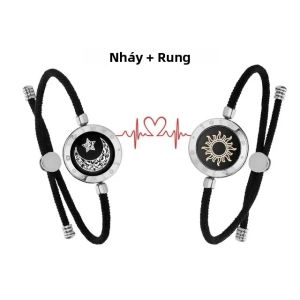 Vòng Tay Thông Minh Totwoo Dành Cho Các Cặp Đôi Cảm Ứng Từ Xa Phát Sáng & Rung Mặt Trời & Mặt Trăng Quà Tặng Độc Đáo Cho Các Mối Quan Hệ Xa Cách