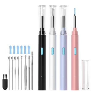 4.2mm 1080P HD WiFi Endoscope Ear Cleaning Otoscope Camera with 6 LED Lights for iOS/Android with Ear Spoon Wax Removal Tools