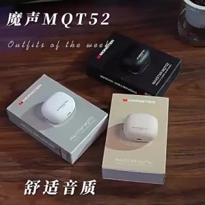 Monster | Monster GT27 Bluetooth 6.0 Wireless Headphones Open Ear Earbuds ENC Noise Cancelling Gaming Sport Headset for Workout Running