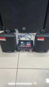 Paket Sound Cafe Kantoran Mesjid 2 Titik 4 Inch Speaker Dusenberg Bluetooth Smart TV YouTube