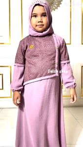 BAJU MUSLIM ANAK SALSA/BAJU GAMIS ANAK SALSA