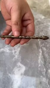 Bộ 5 mũi khoan đa năng chân lục giác 4 cạnh thép đen Nhật khoan sắt khoan kính thủy tinh gạch men đá gốm