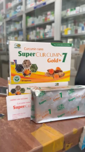 Viên uống Super Curcumin Gold +7 hộp 30 viên dùng cho người bị viêm loét dạ dày tá tràng như: ợ hơi ợ chua đau bụng.