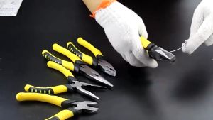 ⚡Miễn Phí Vận Chuyển⚡3 cái Bộ công cụ kìm hạng nặng 8 inch Bộ công cụ kìm mũi dài Bộ công cụ kìm hạng nặng Vise (kéo dây 8 inch + kìm mũi nhọn 8 inch + kìm hàm chéo 6 inch)