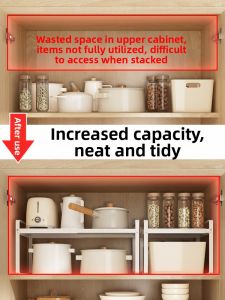 XUNHUAI | Expandable Kitchen Storage Rack Multifunction
