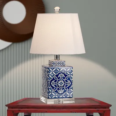 ZUOLEJIA | Chinese Porcelain Bedside Table Lamp