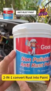 2 IN 1 Rust Converter Anti Rust Paint for Metal 1000g Direct Painting No Primer Required Convert Rust Into A Protective Layer Waterproof Metal Rust Conversion Agent Anti-rust Primer