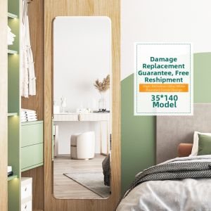 Full-body Dressing Mirror Self-adhesive For Home Or Dorm Use