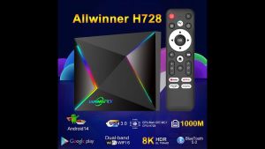 R69 Plus Voice Control Android 14 TV Box 1000M Lan Ultra HD 8K Allwinner H728 Octa Core BT 5.0 WIFI 6 Streaming Media Players Set Top Box