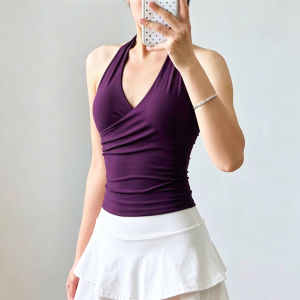 SKINOFSKIN | Crossover Support Sports Bra For Yoga Pilates Fitness