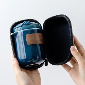 Portable Tea Set for Outdoor and Office 1 Pot 4 Cups