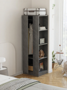 PAMEDI | Customizable Single Solid Wood Wardrobe