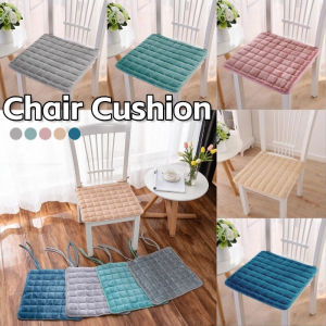 Square Chair Pad Thicken Soft Non-slip Plush Seat Pad Dining Chair Cushion Pillows for Chair