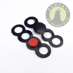 SEMPATI Sepatu Ayam Sepatu Selop Anti Tubug Bahan Karet Alas Kaki Ayam Bungkus Bubul Kaki Ayam Jago Laga Aduan Petarung Jantan Bangkok Sarung Kaki Ayam Anti Bubul