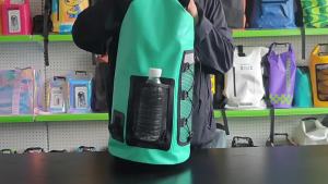 25L Waterproof Backpack Outdoor Sports Dry Wet Separation PVC Dry Bag for Swimming Drifting Boating Kayaking Camping Travel Bag