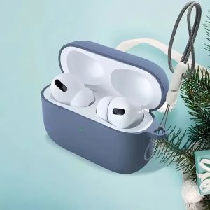 Simple Solid Color Soft Shell Protective Case Suitable for AirPods Pro and (Second Generation)