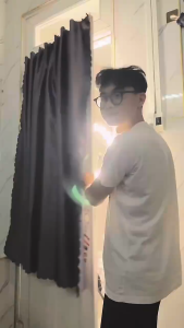 【NEW】Rèm Cửa Dán Tường Rèm Cửa Sổ Chống Nắng – Không Cần Khoan Phòng Ngủ Giường Tầng Dán Bếp