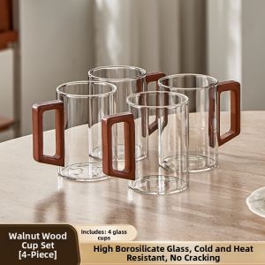 HUALISHIJIA | Heat-resistant Thick Glass Cup Set